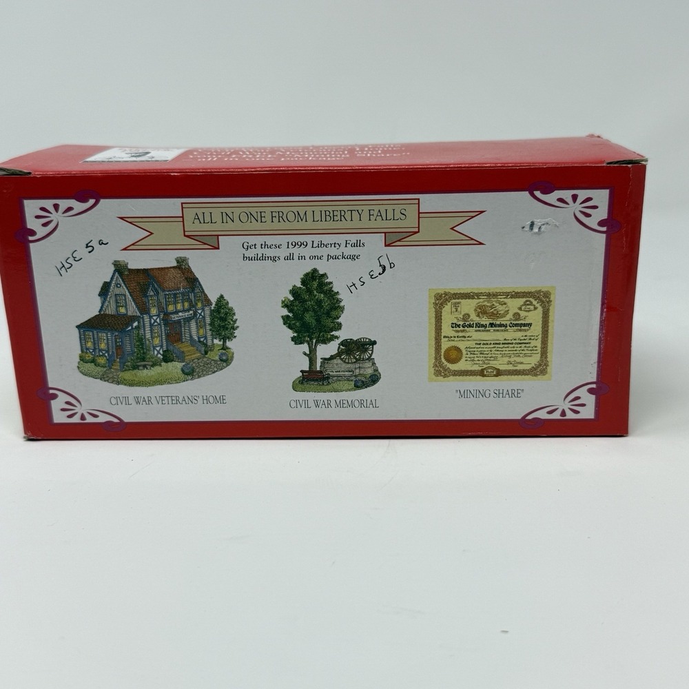 Liberty Fall All in One Set Civil War Veteran's Home & Memorial Mining Share1999